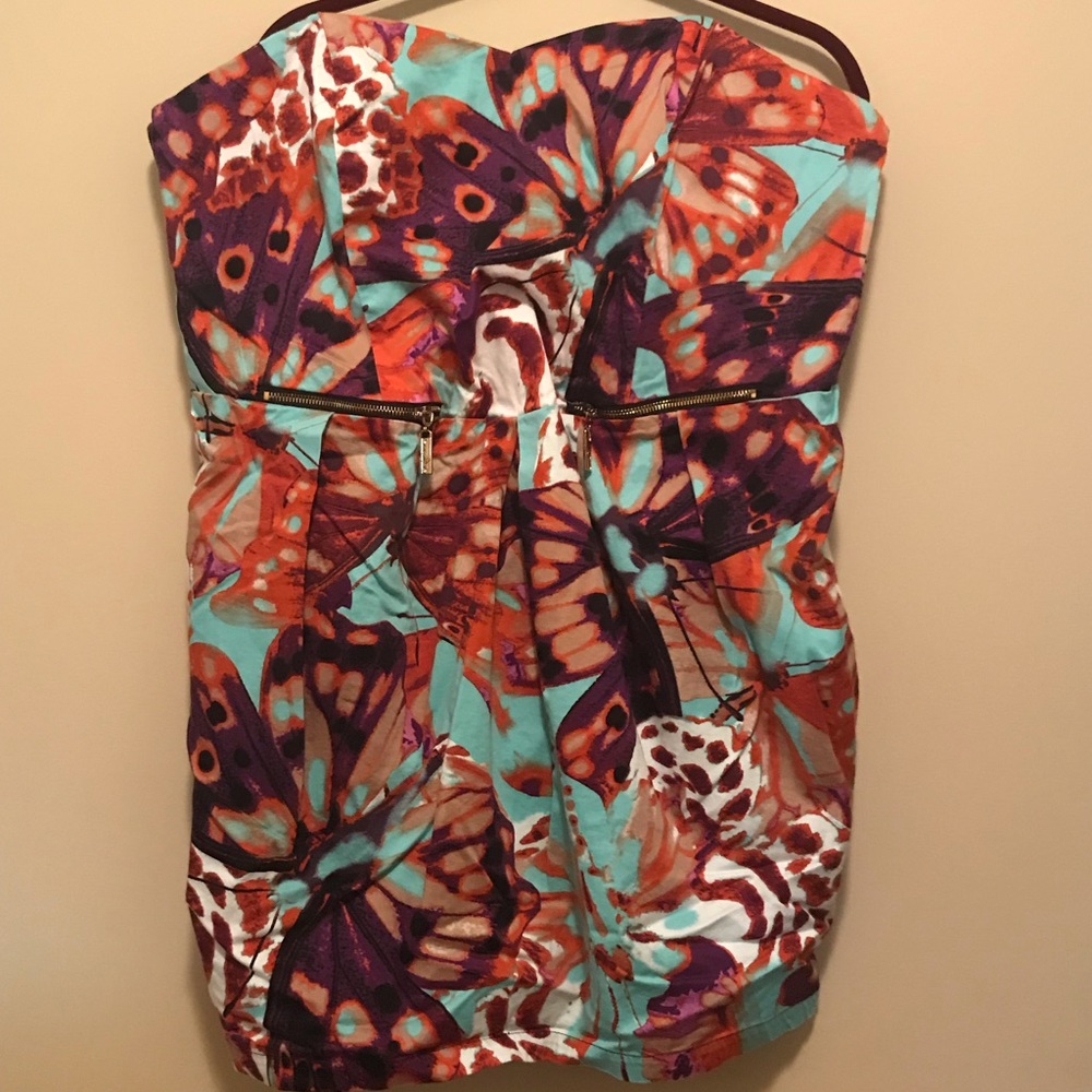 Baby Phat mini Strapless size 24 Plus Dress